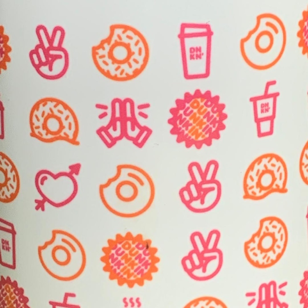 Dunkin Donuts Emoji 2018 ceramic mug NWOT - Picture 4 of 8